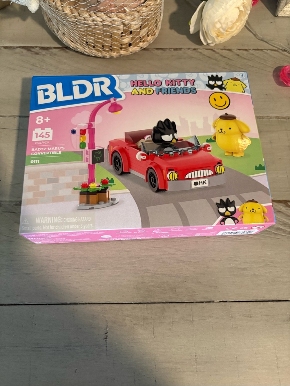 BLDR Hello Kitty and Friends Badtz Maru’s Convertible Building Toy -